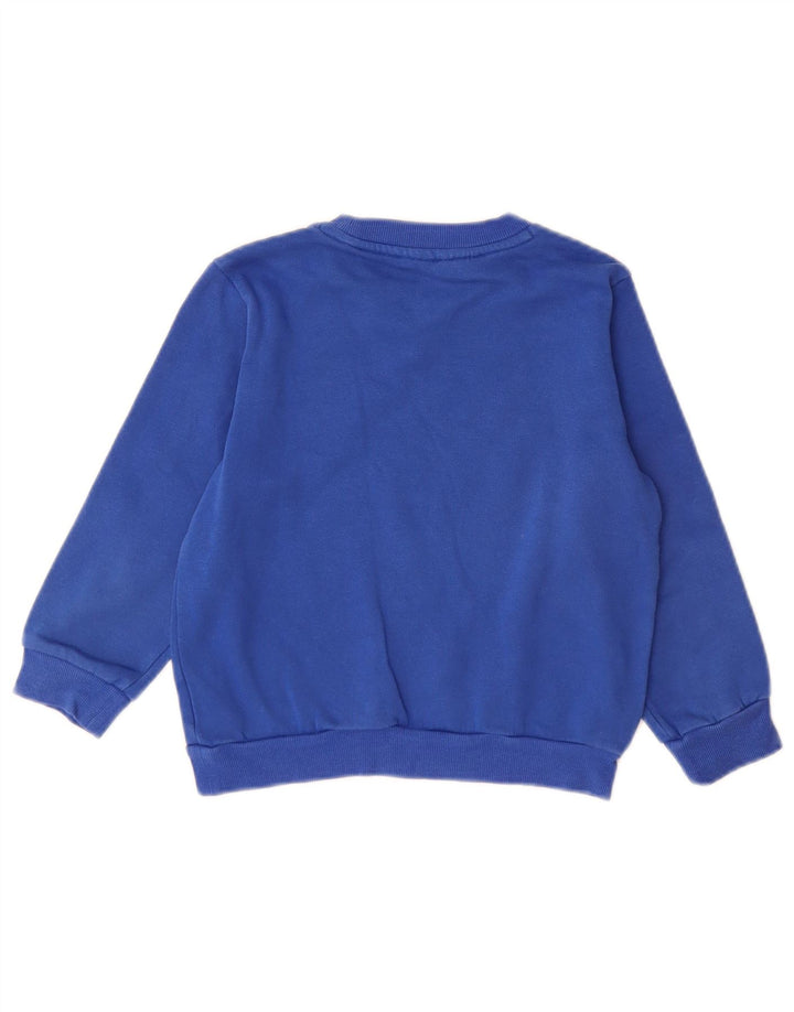 Φούτερ Adidas Boys Jumper 6-7 ετών Μπλε βαμβακερό