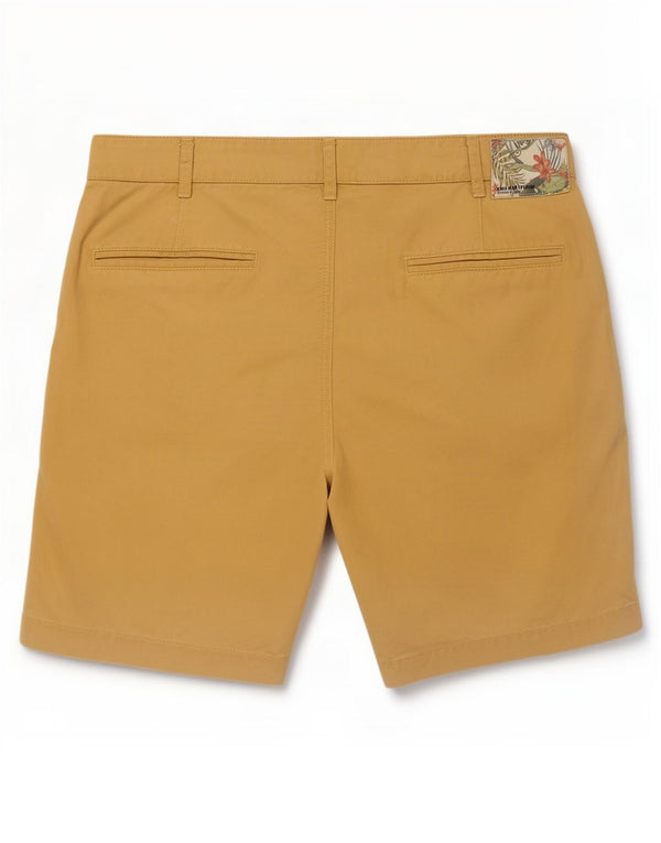 Zara Ανδρικό σορτς Chino EU 38 Small W30 Yellow Lyocell