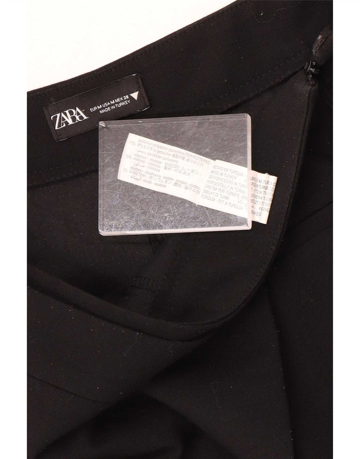 Zara Γυναικείο Σορτς Casual Medium W28 Μαύρο πολυεστέρα