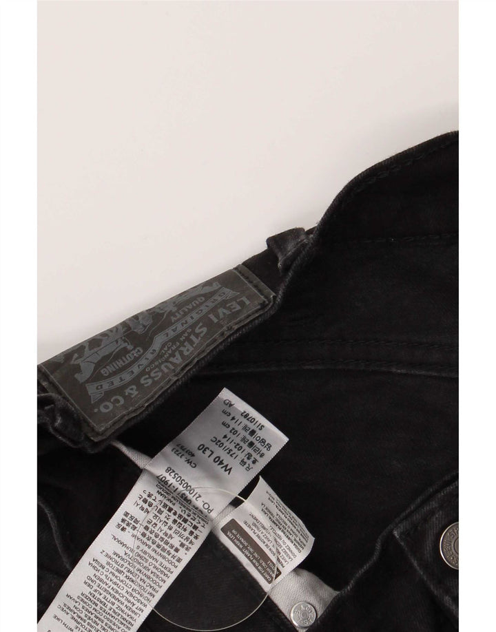 Levi's Mens 511 Slim Jeans W40 L30 Μαύρο βαμβακερό