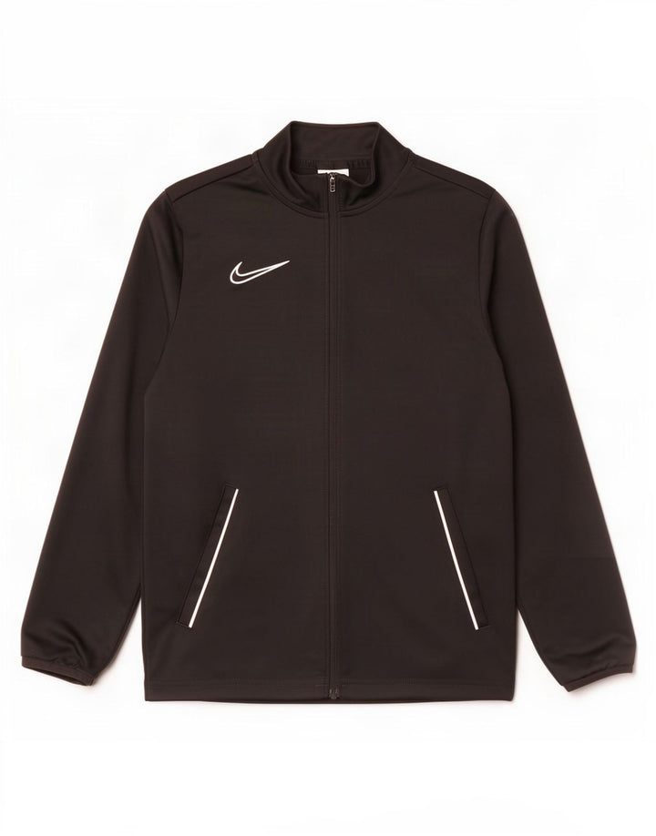 Μπουφάν Nike Boys Dri Fit αθλητική φόρμα 12-13 ετών μεγάλο μαύρο πολυεστέρα
