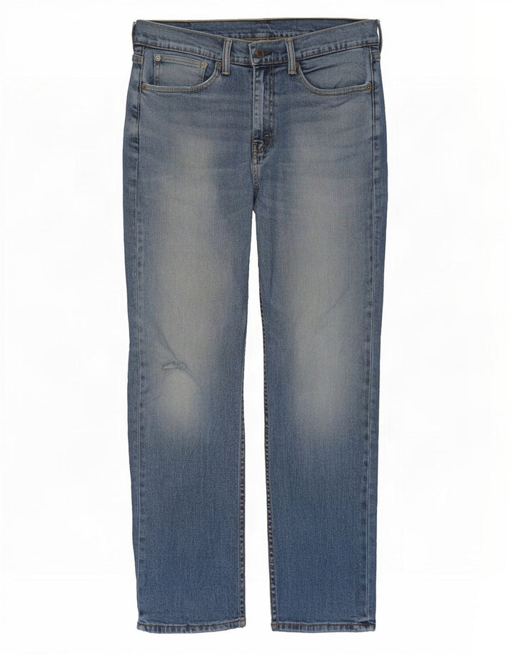 Ανδρικό τζιν Levi's Straight W34 L32 Μπλε βαμβακερό