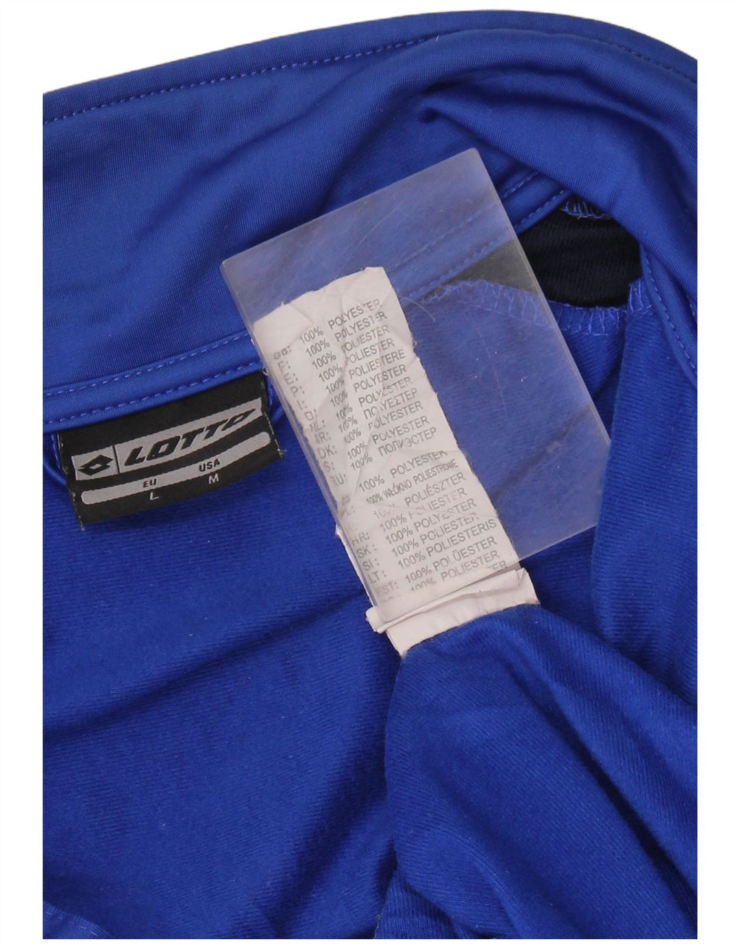Ανδρική φόρμα LOTTO Top Jacket Μεγάλο Μπλε Χρώμα Πολυεστέρας
