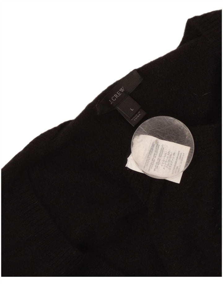 J. Crew Γυναικείο πουλόβερ με λαιμόκοψη με V λαιμόκοψη UK 16 μεγάλο μαύρο νάιλον