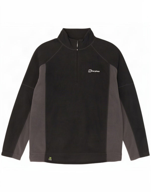 Ανδρικό φερμουάρ Berghaus Fleece Jumper με μεγάλο μαύρο χρώμα πολυεστέρα