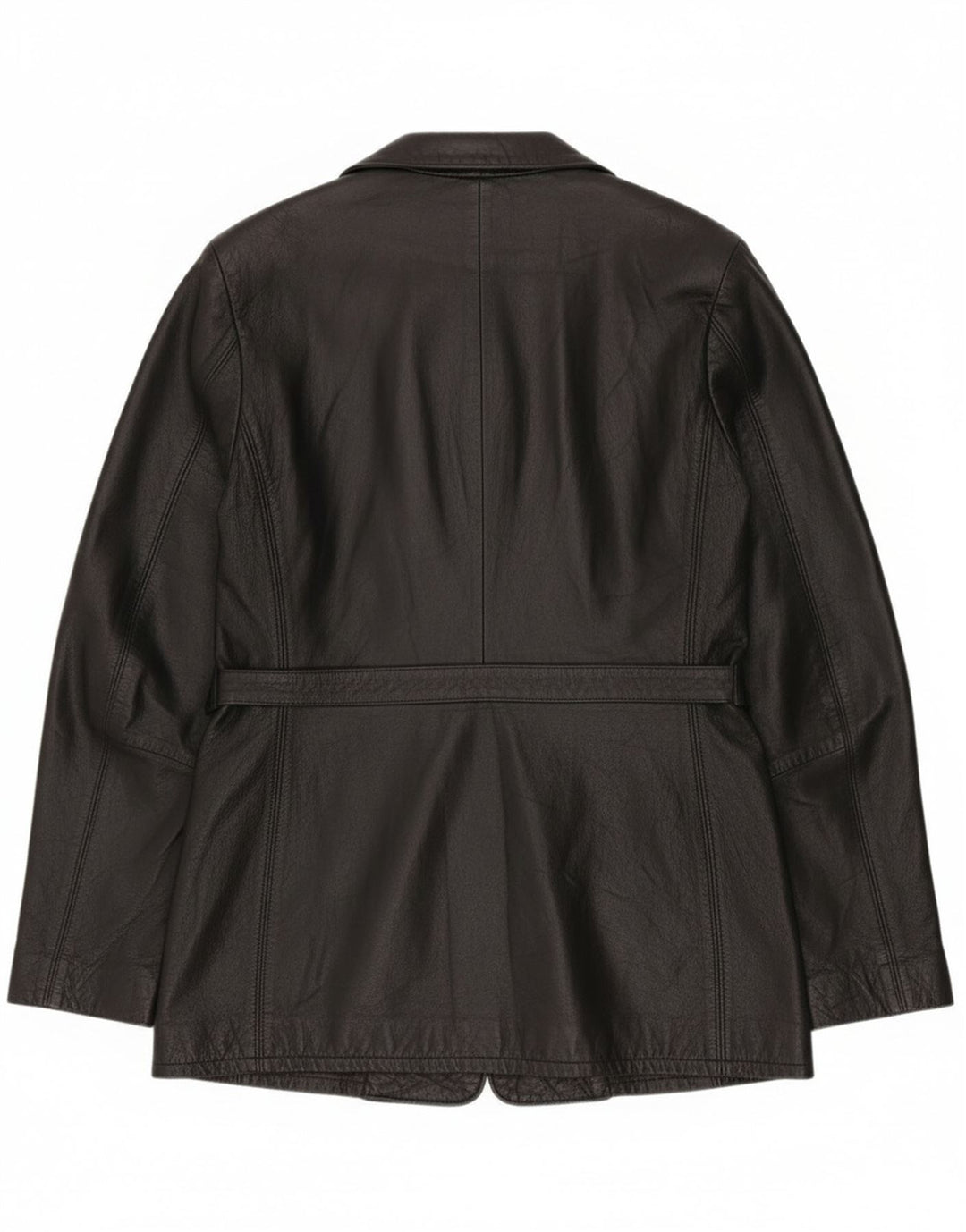 Vagabond Γυναικείο Δερμάτινο Μπουφάν UK 16 Large Μαύρο Δερμάτινο