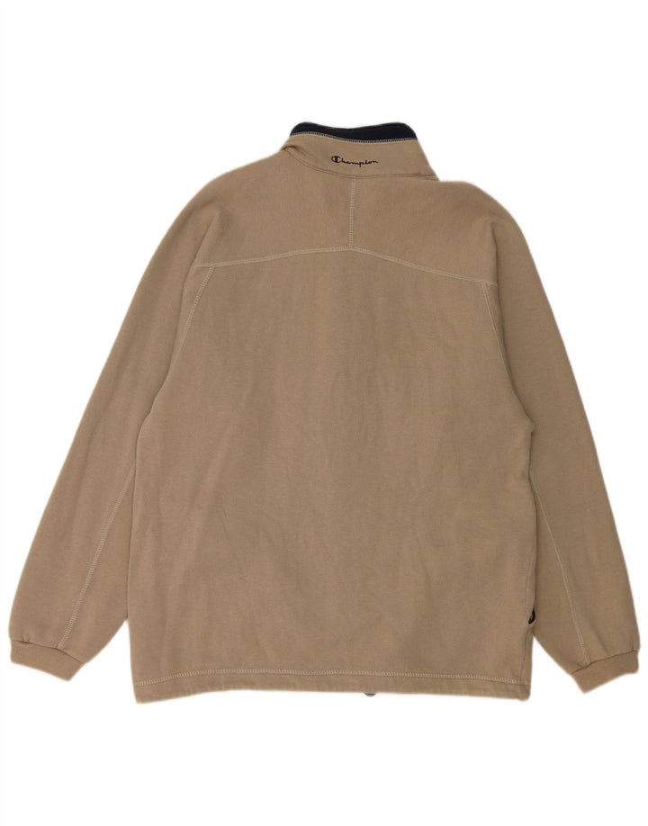 Ανδρική φόρμα Champion Top Jacket Βαμβακερό μεσαίο μπεζ