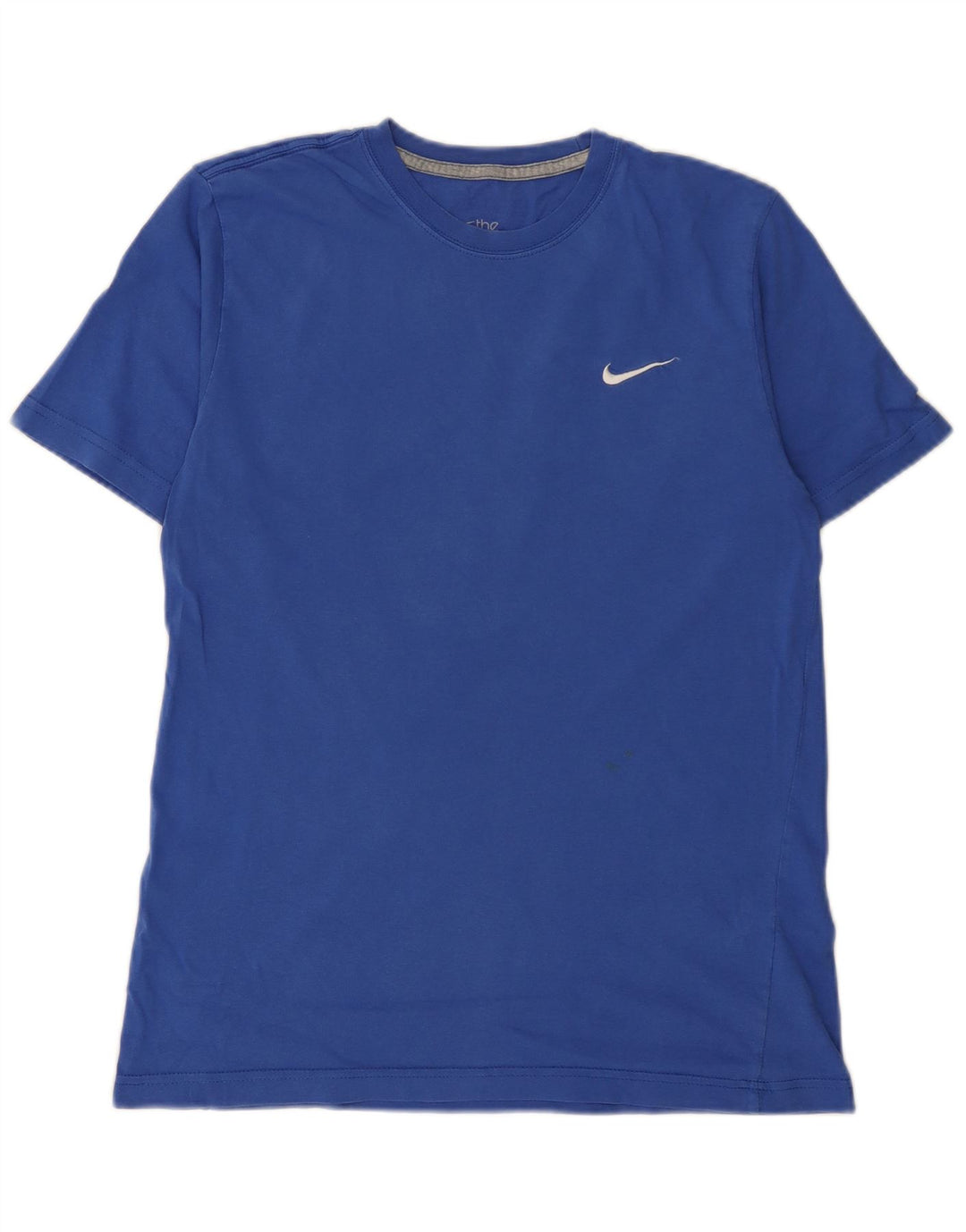 Ανδρικό μπλουζάκι Nike με κανονική εφαρμογή, μεσαίο μπλε βαμβακερό