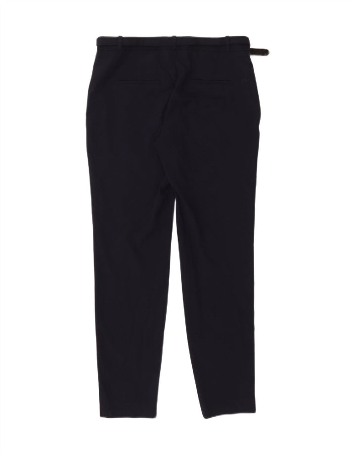 Zara Γυναικείο Slim παντελόνι Chino Medium W28 L31 Navy Blue Polyester