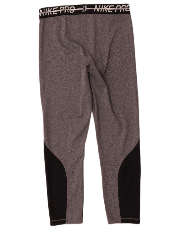Γυναικεία κολάν Nike Dri Fit Graphic UK 14 Medium Grey Colourblock