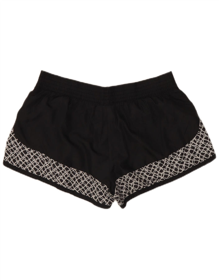 Γυναικείο αθλητικό σορτς NIKE UK 14 μεγάλο μαύρο γεωμετρικό πολυεστέρα