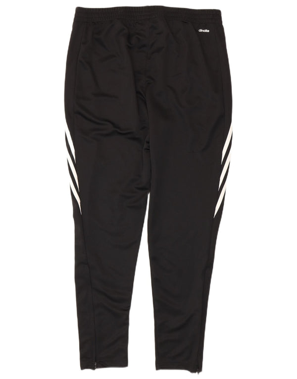Adidas Mens Climalite Tracksuit Trousers Large Black Polyester
