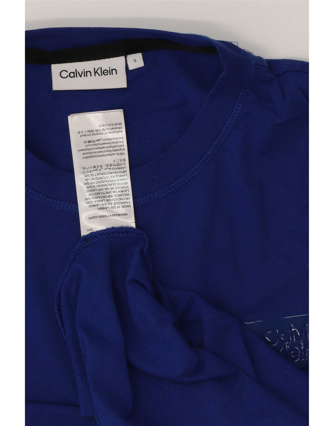 Ανδρικό μπλουζάκι Calvin Klein Μπλουζάκι Μικρό Βαμβακερό
