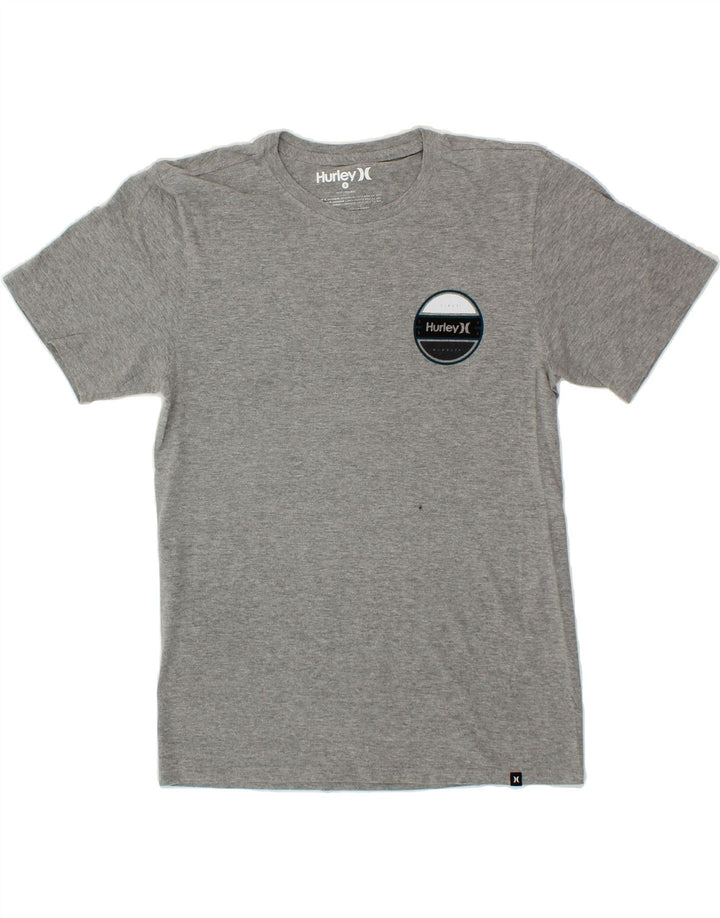 HURLEY Mens Petit Graphic T-Shirt Top Small Grey Cotton Vintage Hurley and Second-Hand Hurley from Messina Hembry 