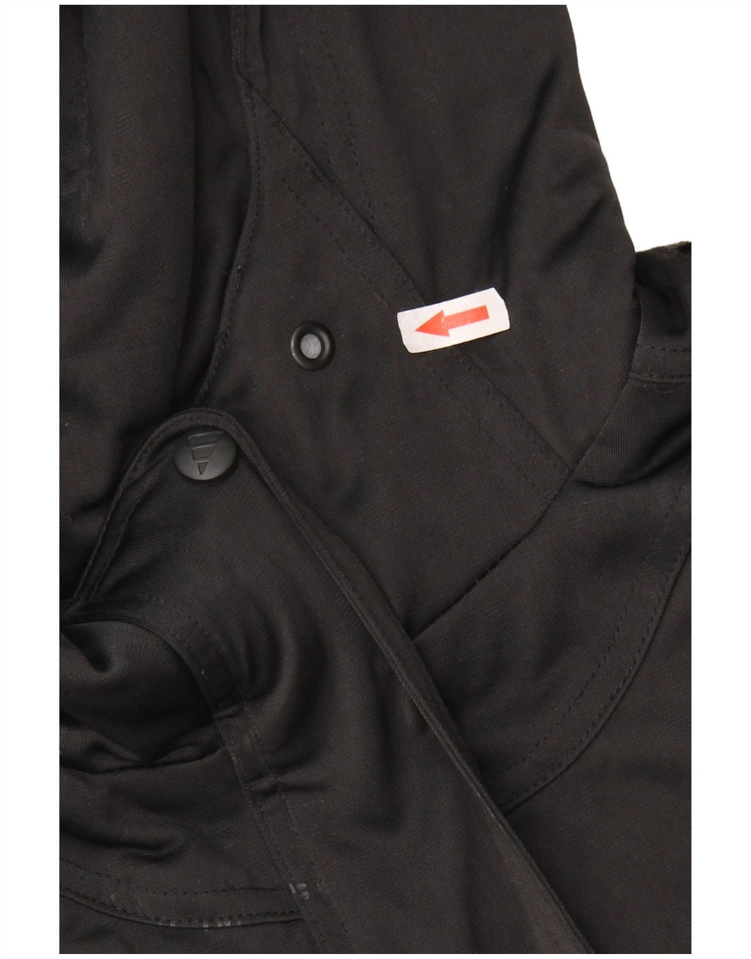 Γυναικεία αθλητική φόρμα ADIDAS Oversized με κουκούλα Top Jacket UK 14 Large Black