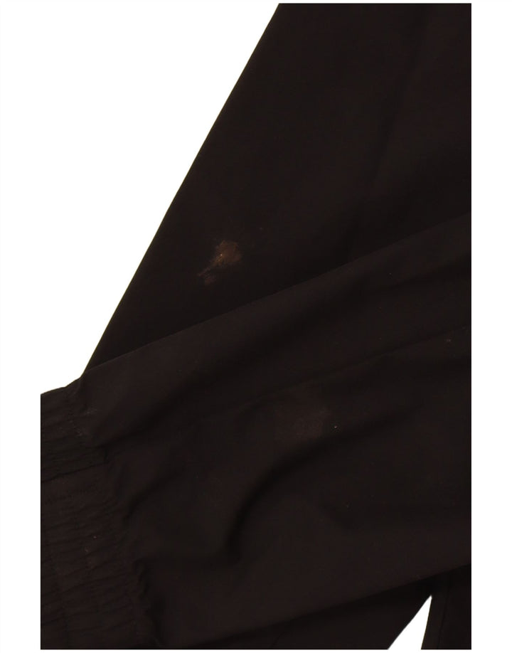 ADIDAS Mens Hooded Rain Jacket UK 34 XS Black Polyester
