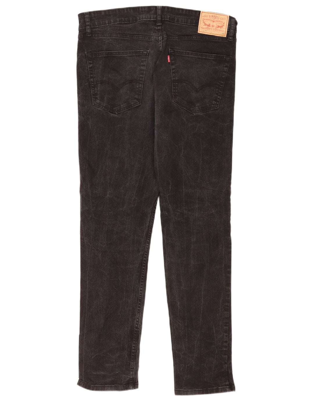 Levi's Mens 511 Slim Jeans W34 L32 Μαύρο βαμβακερό
