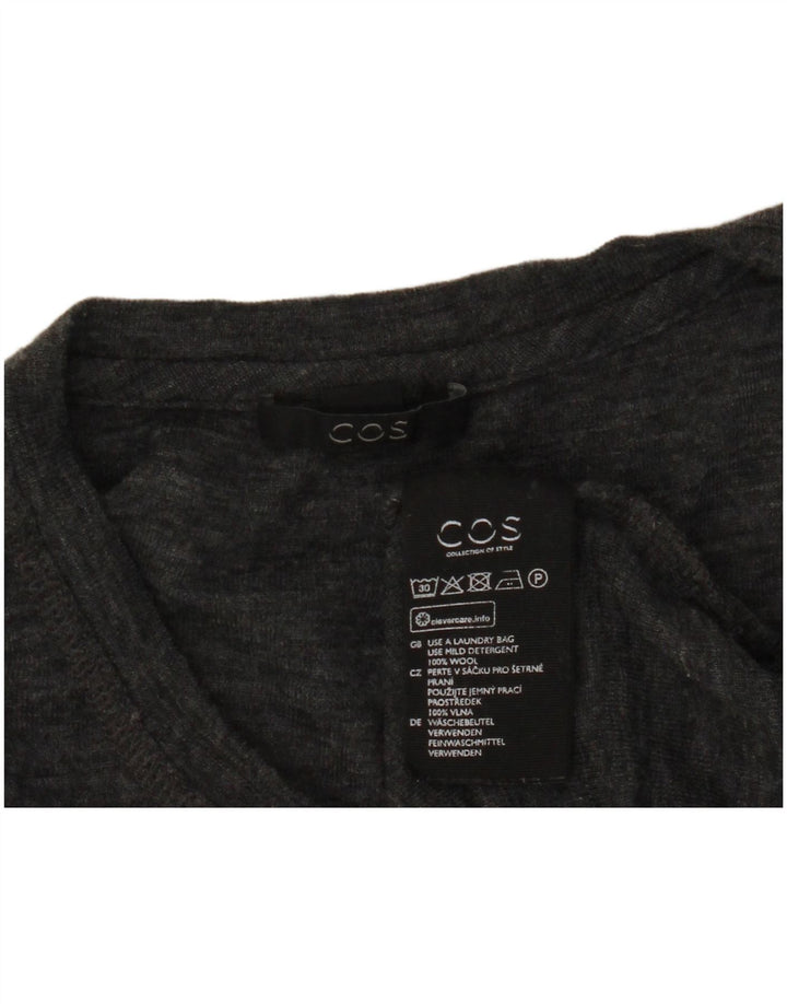 Γυναικείο πουλόβερ Cos Crew Neck Jumper UK 14 Large Grey Wool