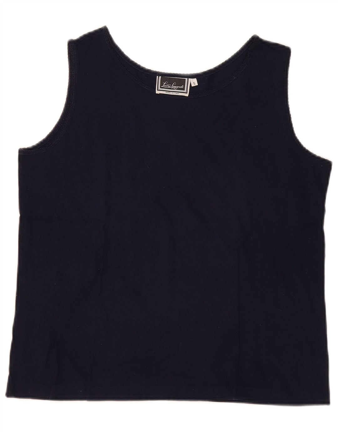 Luisa Spagnoli Γυναικείο γιλέκο τοπ UK 10 Small Navy Blue