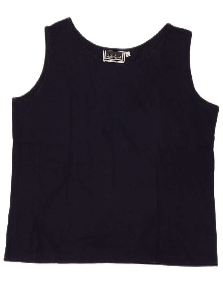 Luisa Spagnoli Γυναικείο γιλέκο τοπ UK 10 Small Navy Blue