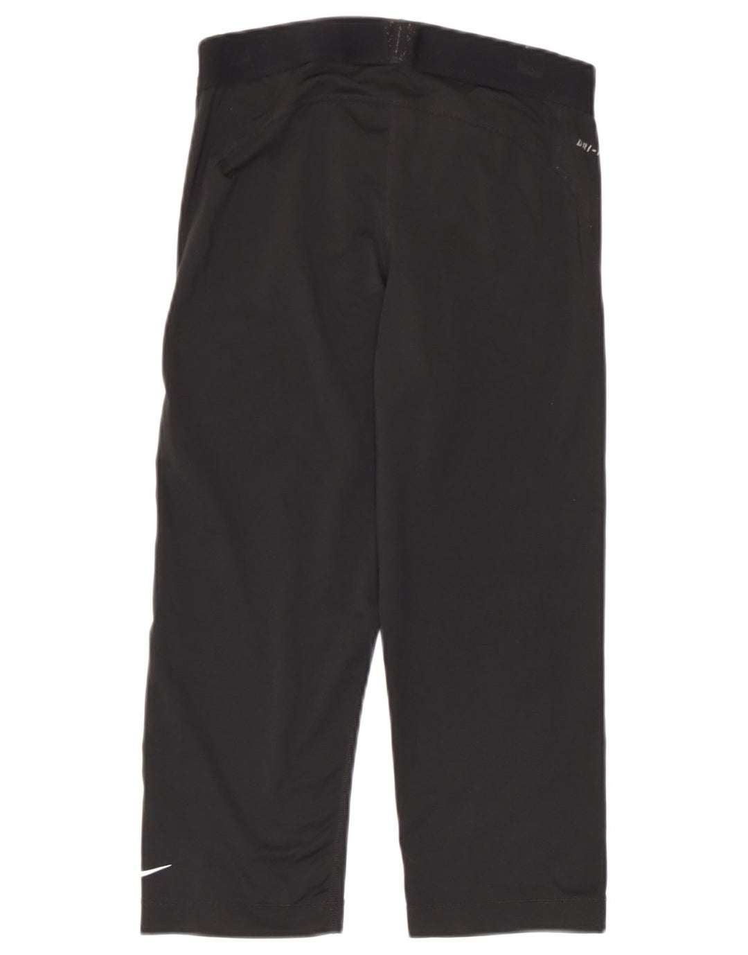 Γυναικεία Nike Dri Fit Graphic Capri leggings UK 12 Medium Black Polyester