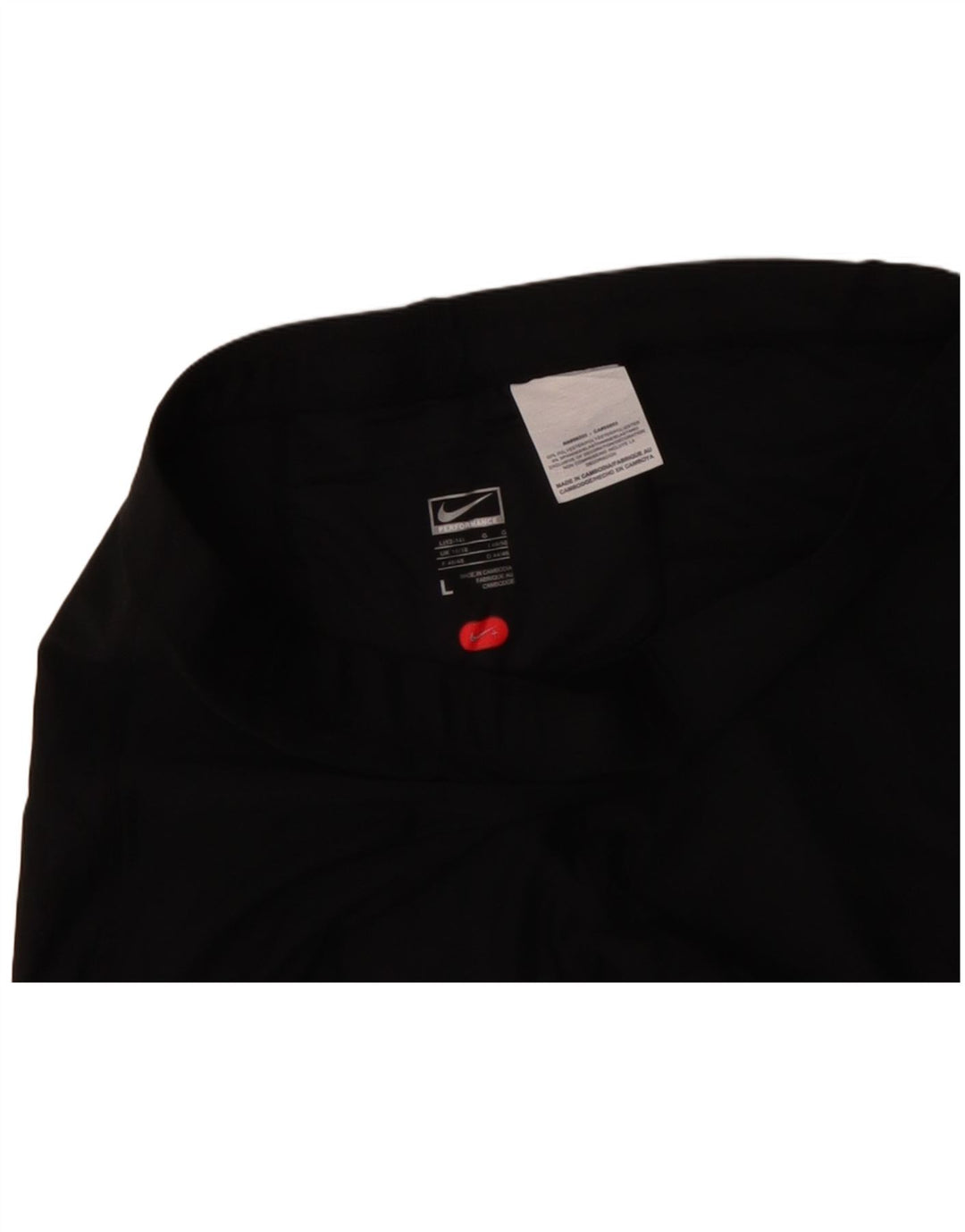 Γυναικείο Αθλητικό Σορτς Βερμούδας NIKE UK 14/16 μεγάλο μαύρο πολυεστέρα