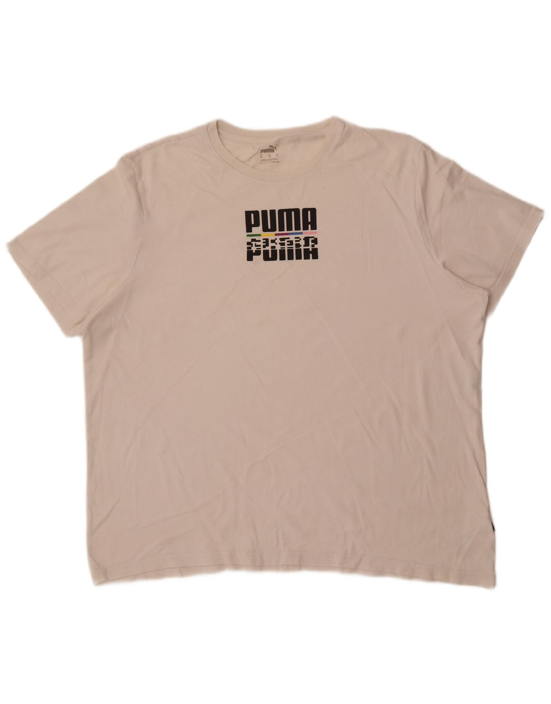Ανδρικό γραφικό T-Shirt Puma XL Λευκό βαμβακερό