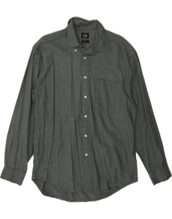 DOCKERS Mens Shirt Medium Green Cotton Vintage Dockers and Second-Hand Dockers from Messina Hembry 