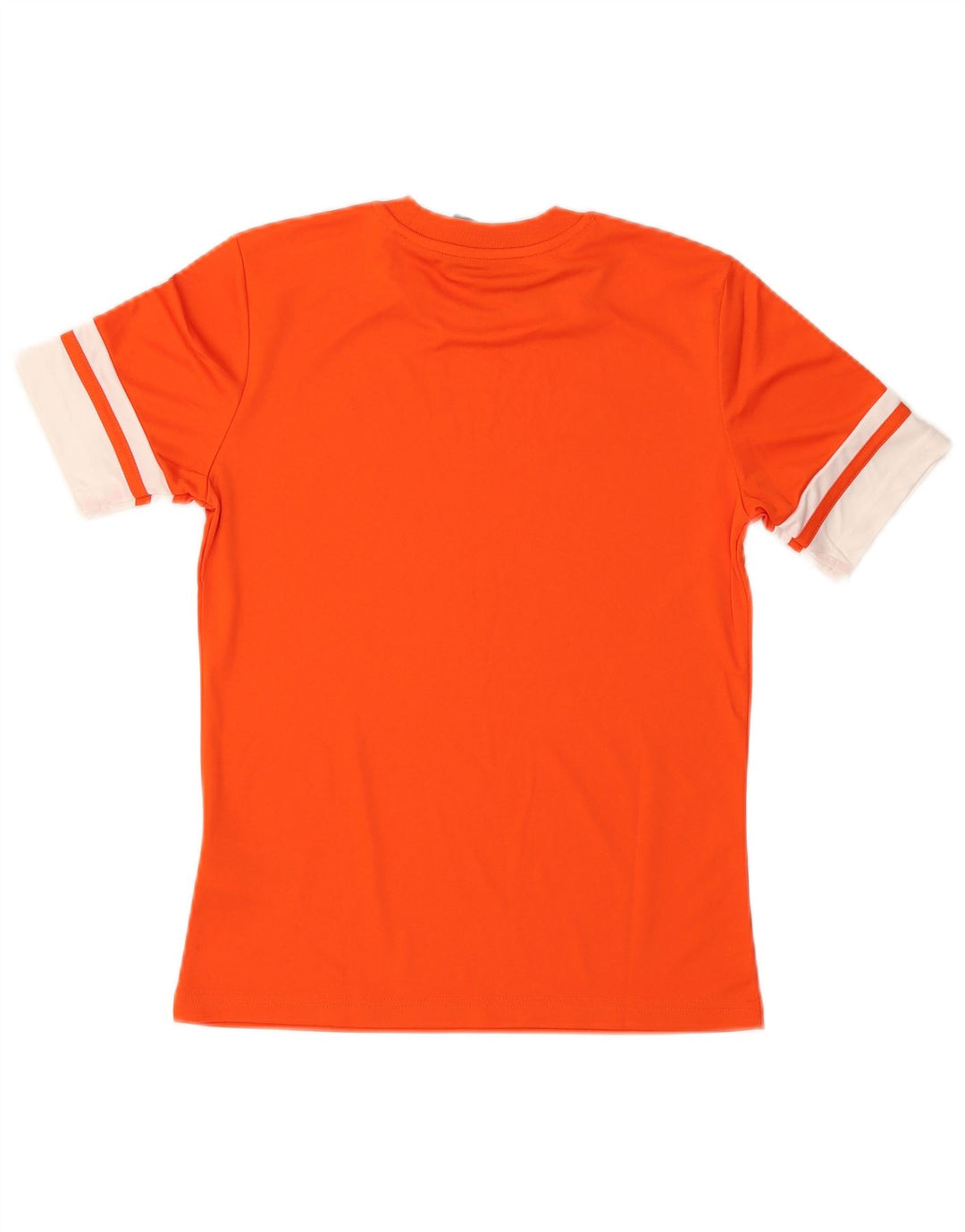 ADIDAS Boys Aeroready Graphic T-shirt Top 11-12 Years Orange Colourblock