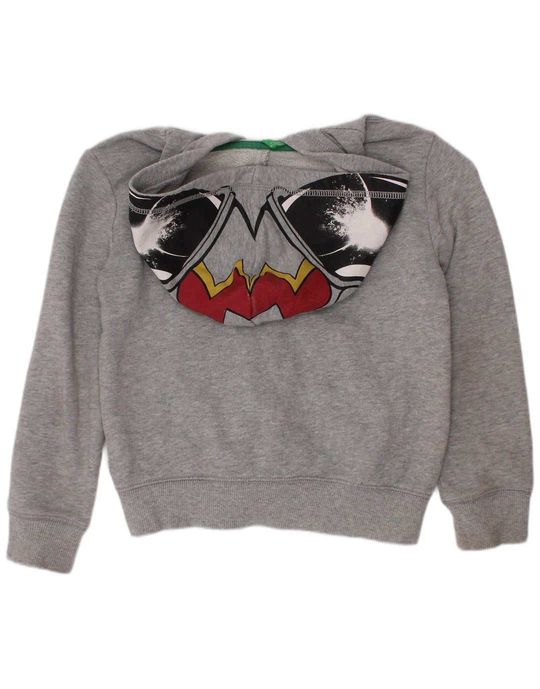 Πουλόβερ Benetton Boys Graphic Zip Hoodie 5-6 Years Grey
