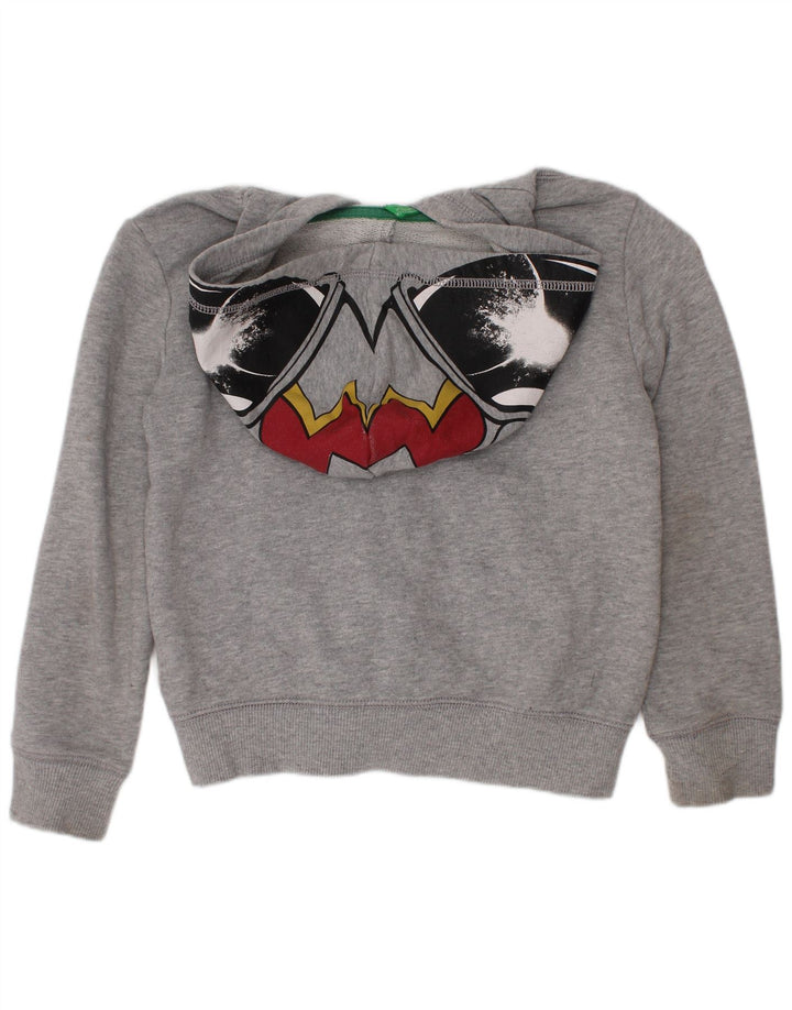 Πουλόβερ Benetton Boys Graphic Zip Hoodie 5-6 Years Grey