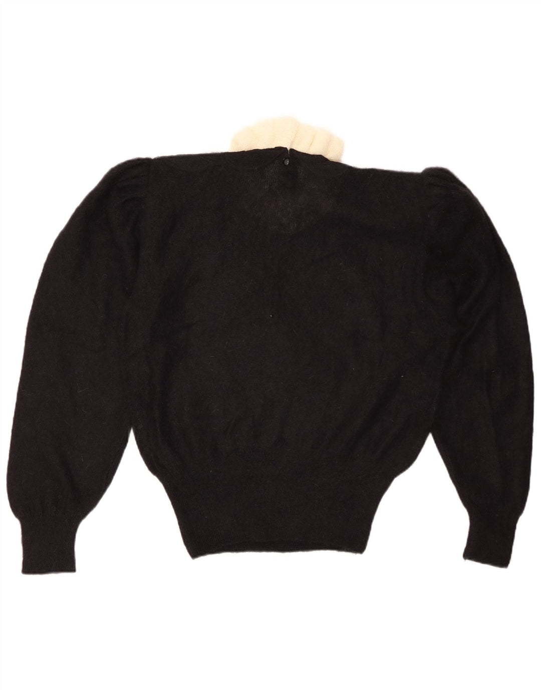 Γυναικείο πουλόβερ με λαιμό χελώνα VINTAGE IT 44 Μεσαίο Μαύρο Floral