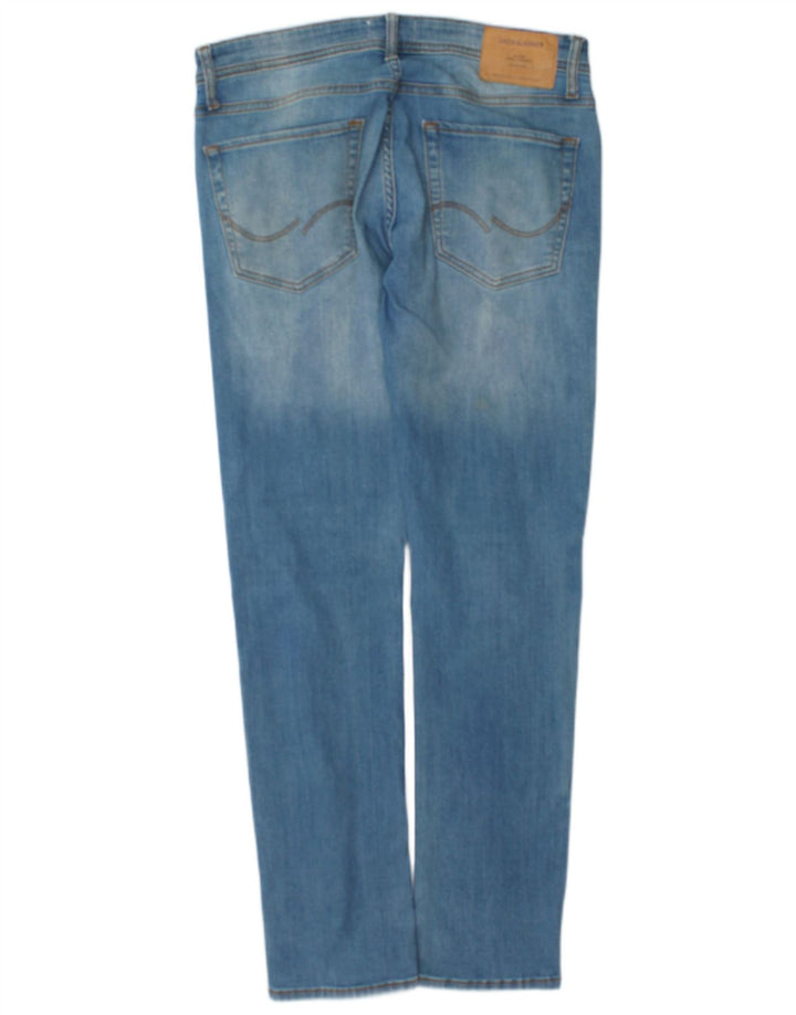Jack & Jones Ανδρικό Slim Jeans W32 L32 Μπλε βαμβακερό