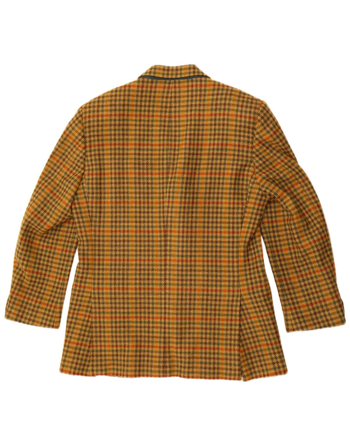Alberto Aspesi Ανδρικό σακάκι με 3 κουμπιά σακάκι IT 50 Μεγάλο Κίτρινο Houndstooth