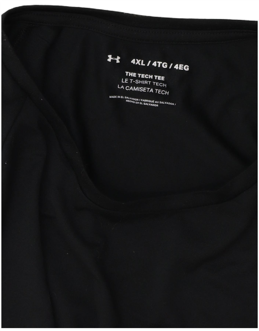 Ανδρικό T-Shirt UNDER Armour Top 4XL Μαύρο