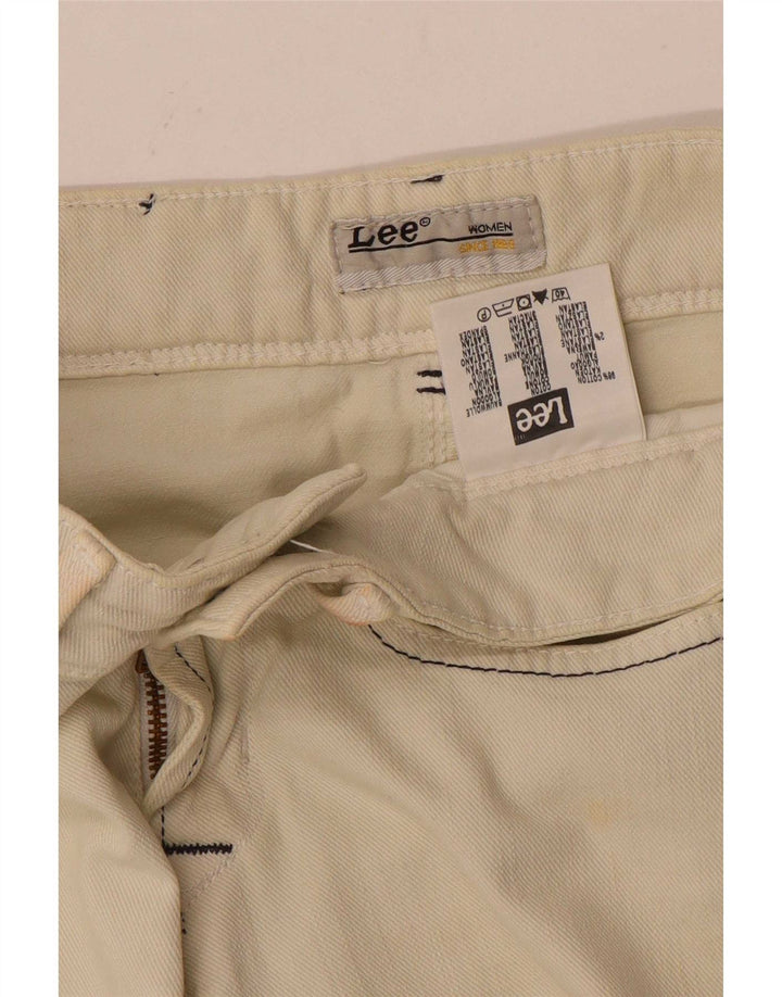 Lee Womens Amy Slim Jeans W27 L33 Off White Βαμβακερό