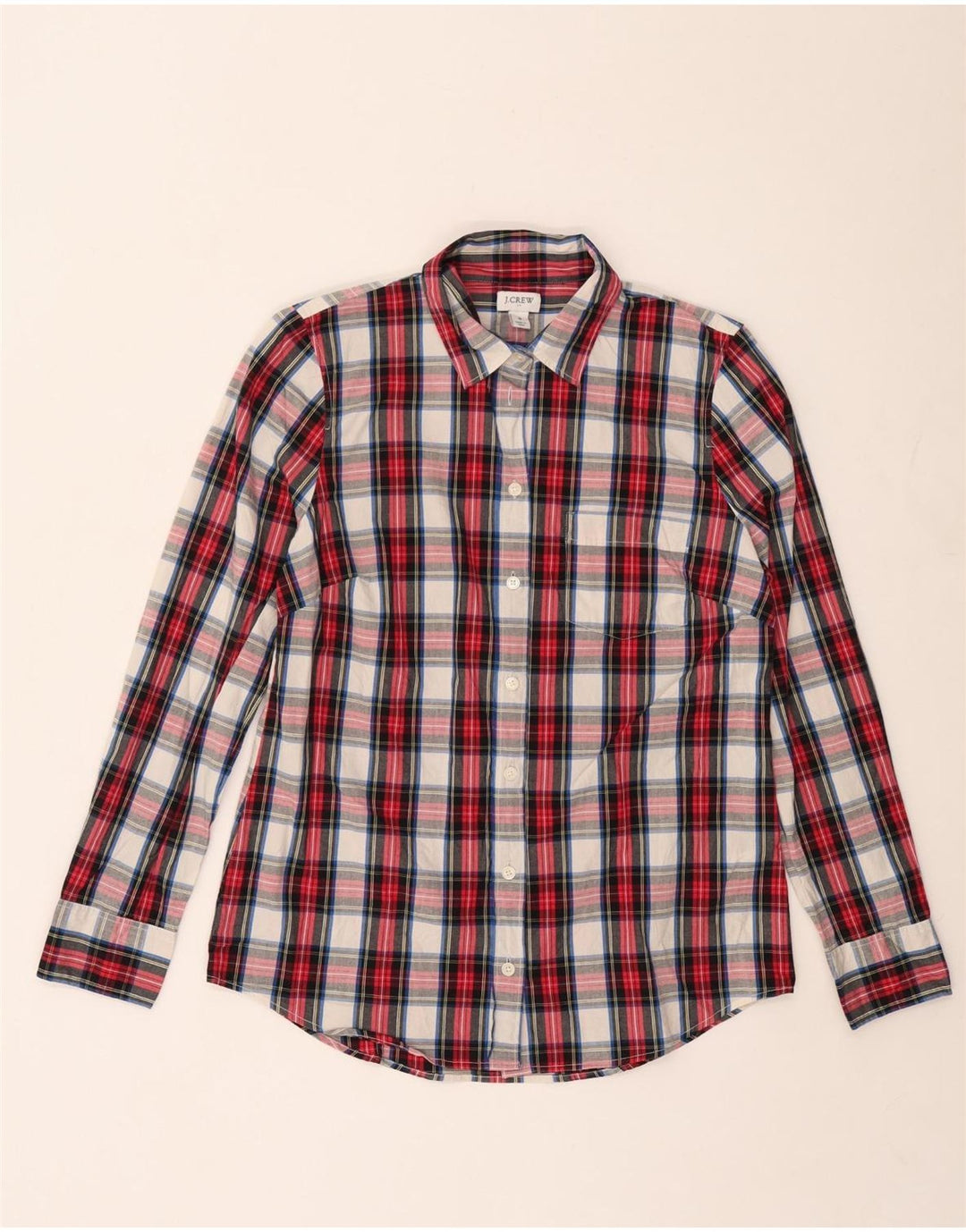 Γυναικείο πουκάμισο J. Crew UK 10 Small Red Check Cotton