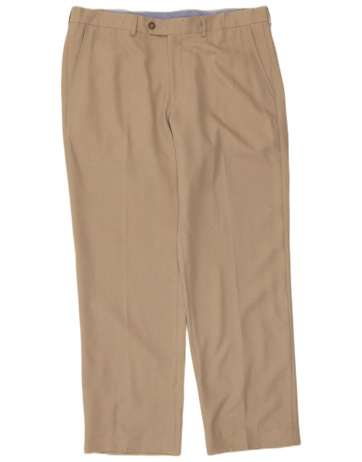 Ανδρικό ίσιο παντελόνι Marks & Spencer W34 L31 Beige