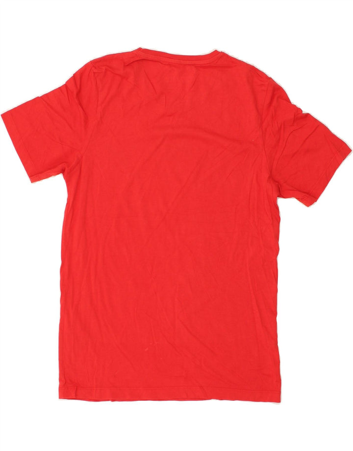 JACK & JONES Mens Graphic T-Shirt Top Small Red Cotton Vintage Jack & Jones and Second-Hand Jack & Jones from Messina Hembry 