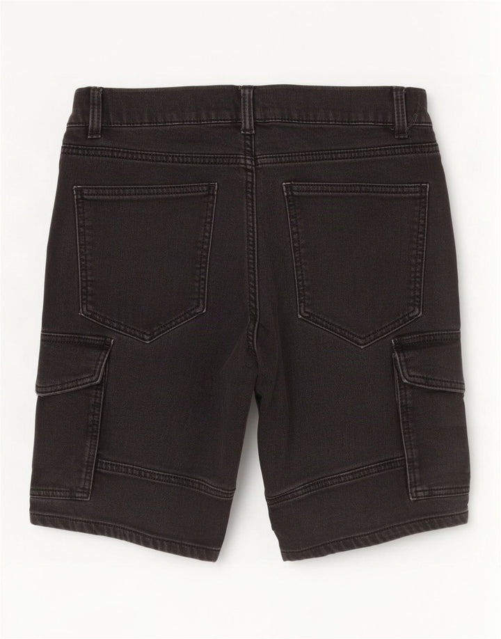 Ανδρικό τζιν σορτς Zara Cargo EU 42 Large W32 Γκρι βαμβακερό