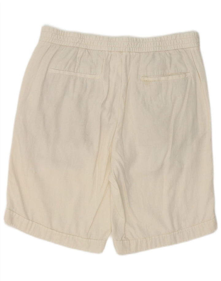Zara Ανδρικό Σορτς Chino Μεγάλο W32 Λευκό Βαμβακερό