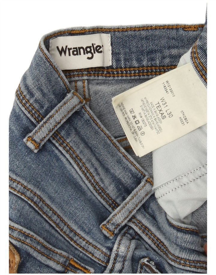 WRANGLER Ανδρικό Texas Straight Jeans W31 L30 Blue Cotton