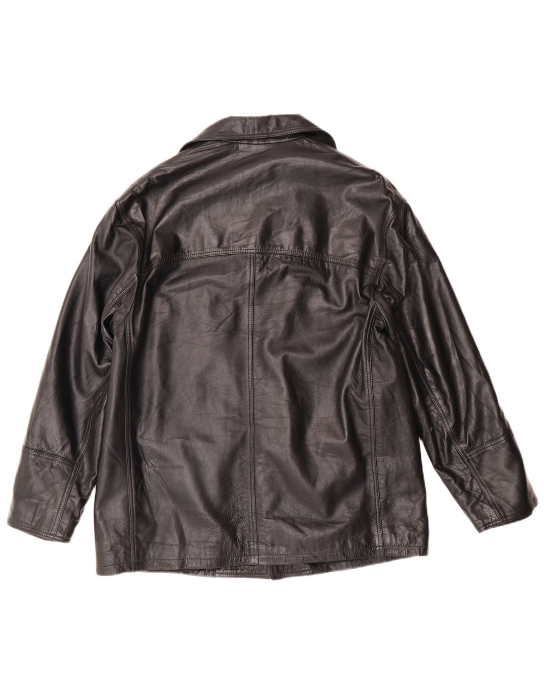Conbipel Ανδρικό Δερμάτινο Μπουφάν IT 46 Small Black Leather