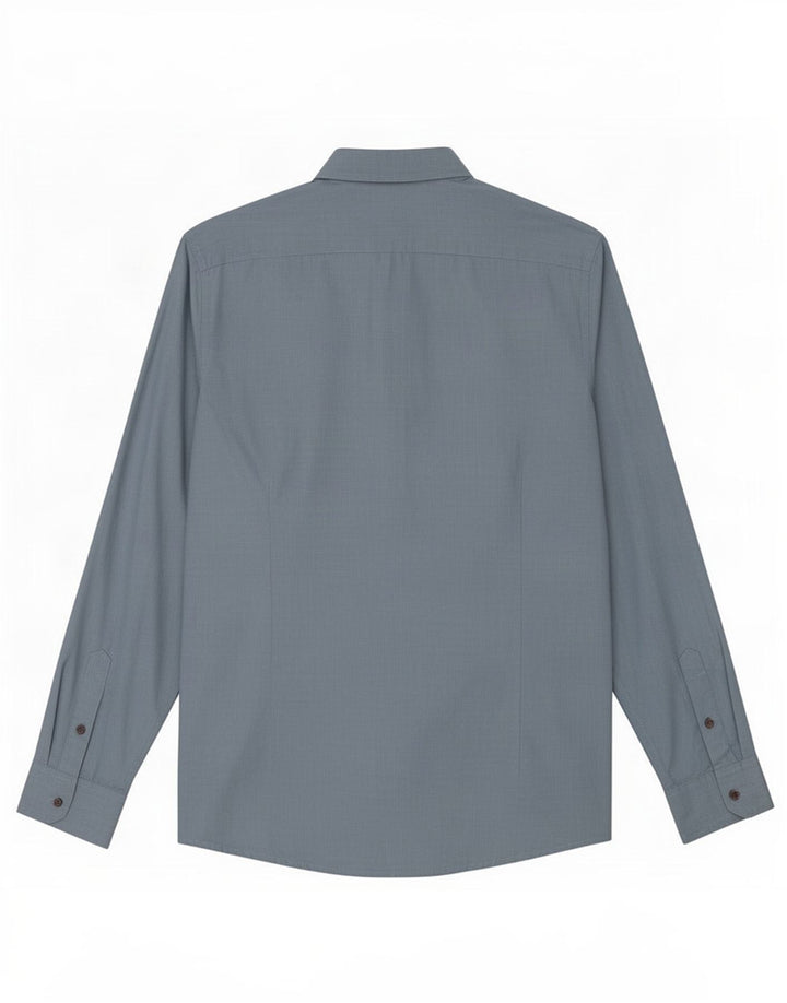 Ανδρικό πουκάμισο Ted Baker νούμερο 5 XL Μπλε βαμβακερό