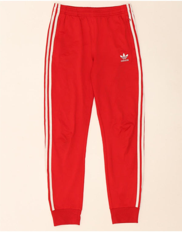 ADIDAS για αγόρια αθλητικά παντελόνια Joggers 13-14 ετών κόκκινο πολυεστέρα