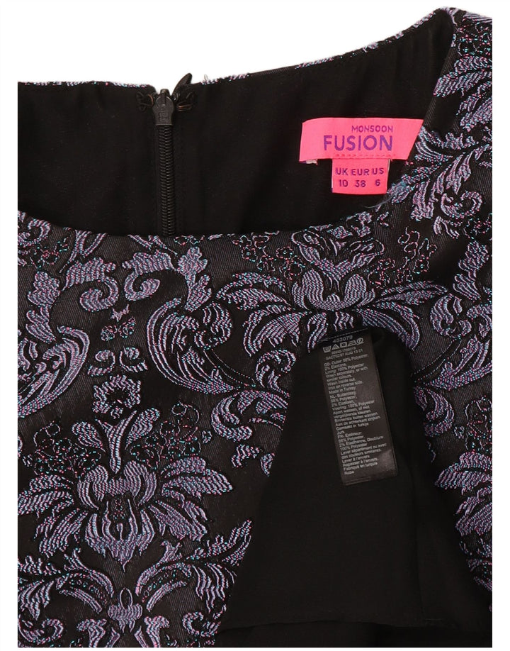 Γυναικείο φόρεμα Monsoon A-Line UK 10 Small Grey Paisley Polyester