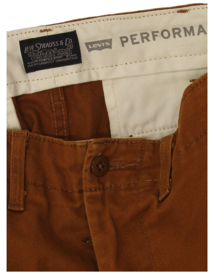 Ανδρικό ίσιο παντελόνι Chino Levi's W30 L26 Καφέ