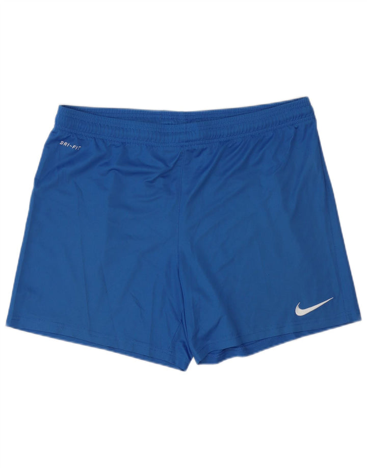 Ανδρικό αθλητικό σορτς Nike Dri Fit με μεγάλο μπλε πολυεστέρα
