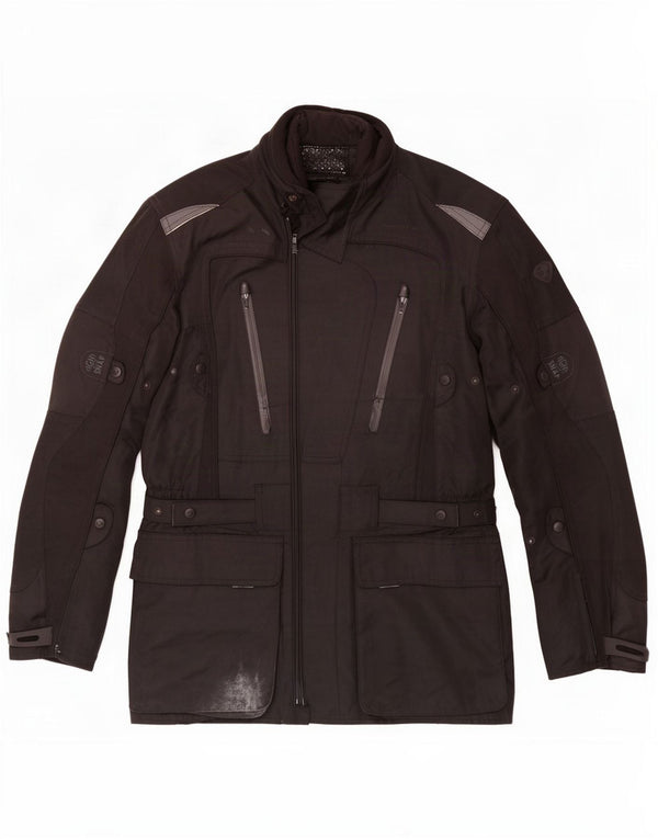 Ixon Mens Racer Jacket UK 40 Large Black Polyester