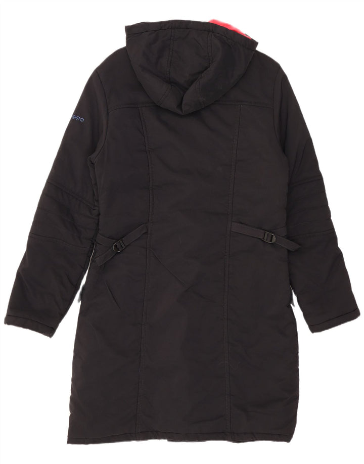 Lee Γυναικείο παλτό με κουκούλα UK 10 Small Black